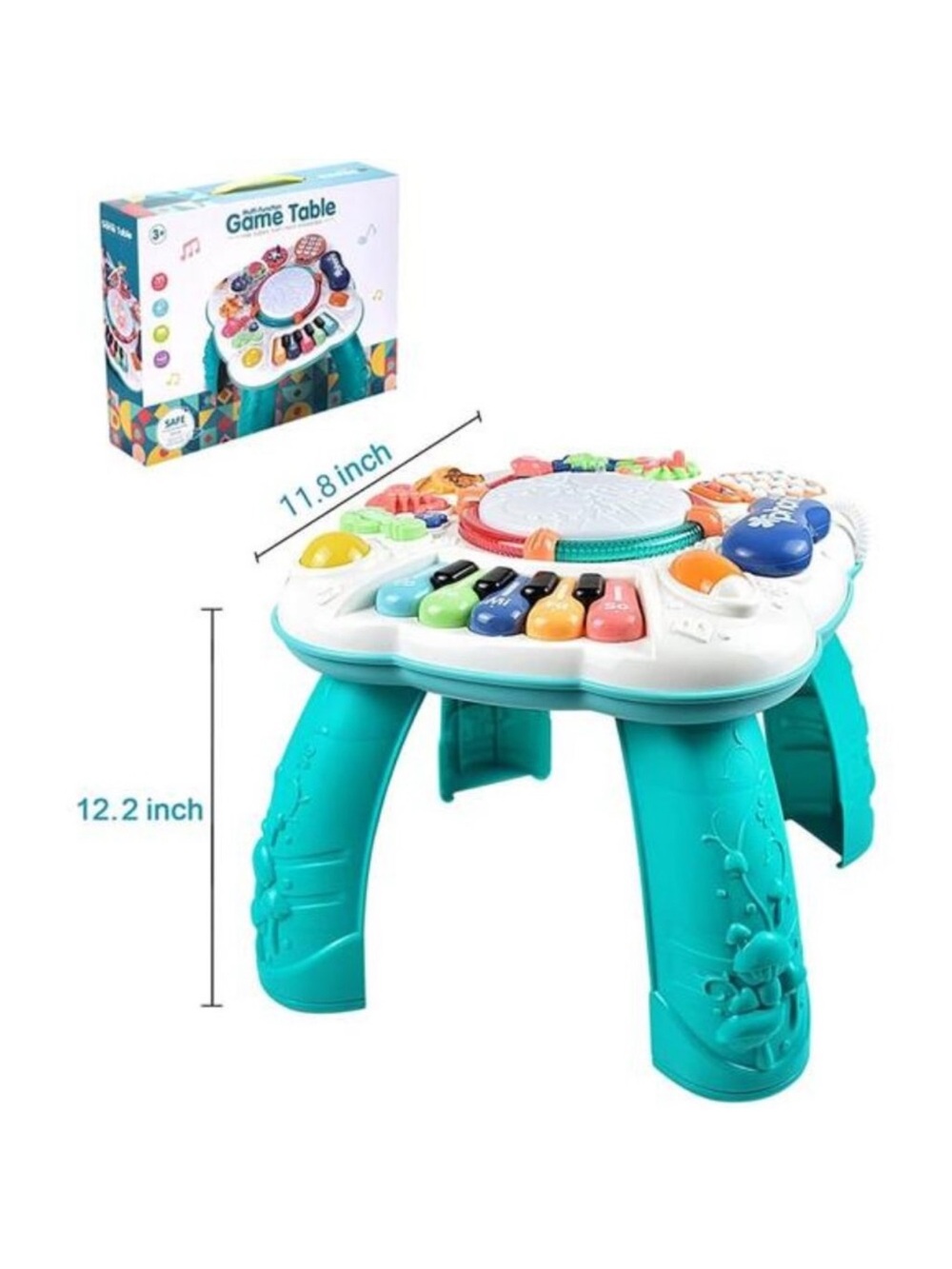 Lights & Sounds Baby Interactive Learning Activity Table - Picture 4 of 11